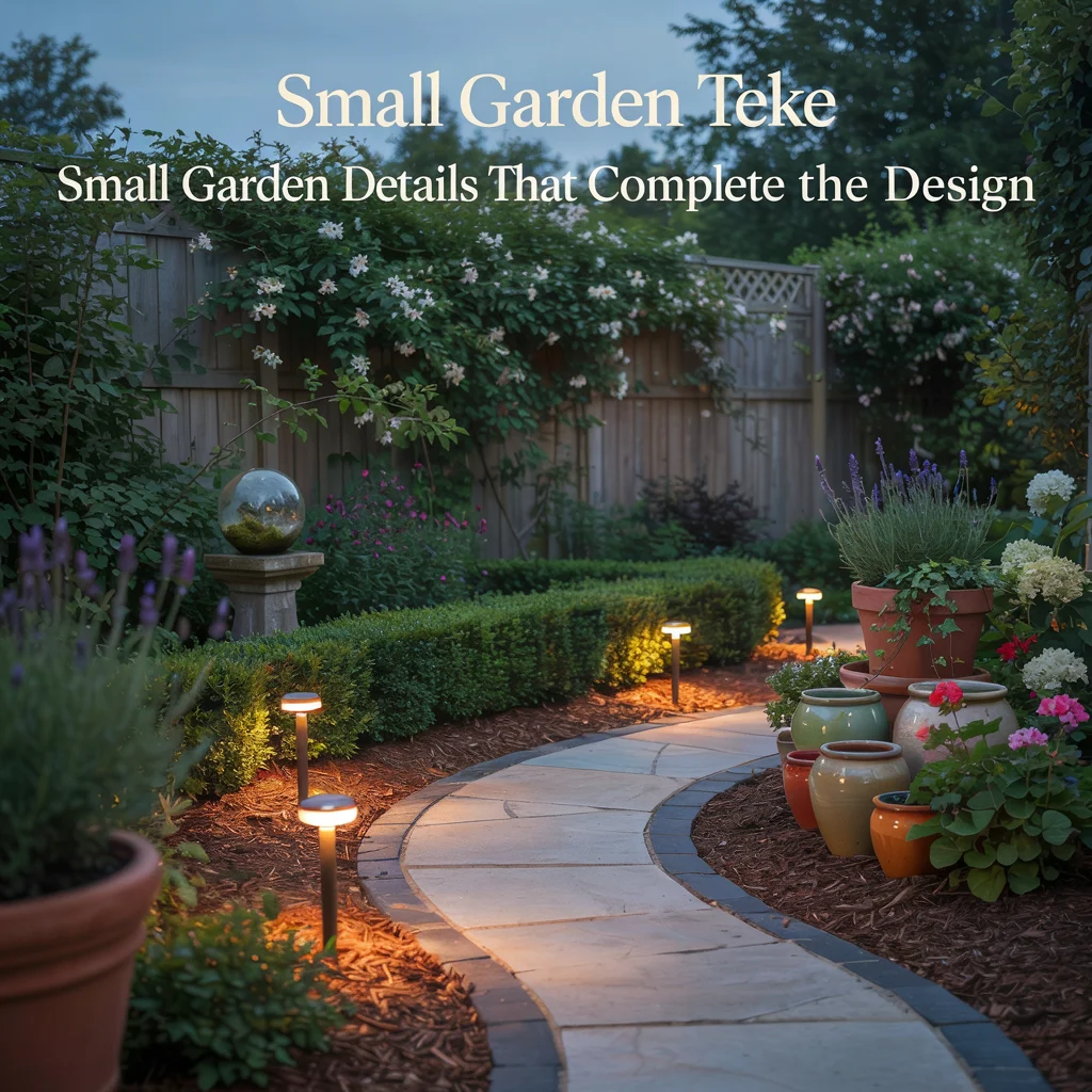 Small Garden Details That Complete the Design