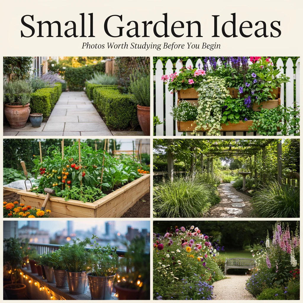 Small Garden Ideas Photos Worth Studying Before You Begin