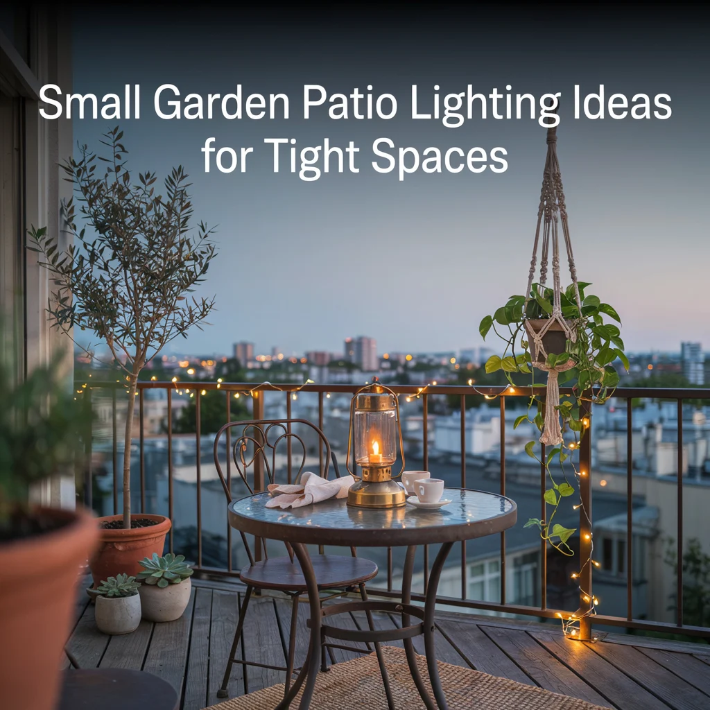Small Garden Patio Lighting Ideas for Tight Spaces