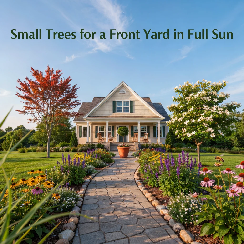 Small Trees for a Front Yard in Full Sun