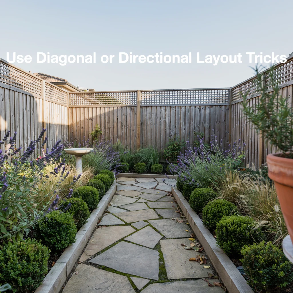 Use Diagonal or Directional Layout Tricks
