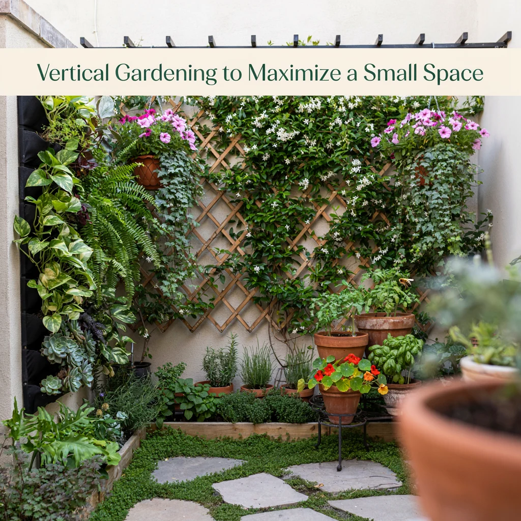 Vertical Gardening to Maximize a Small Space