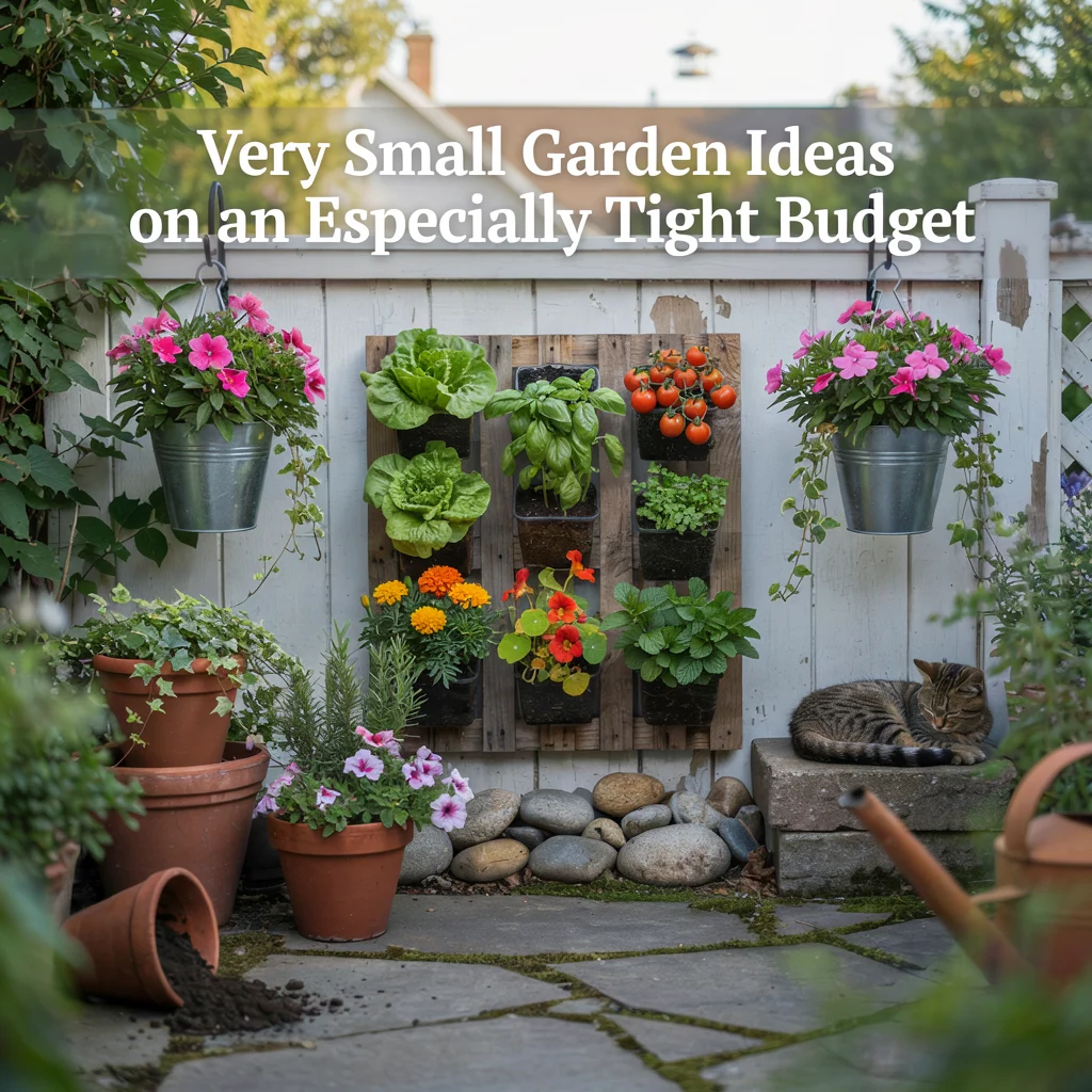 Very Small Garden Ideas on an Especially Tight Budget