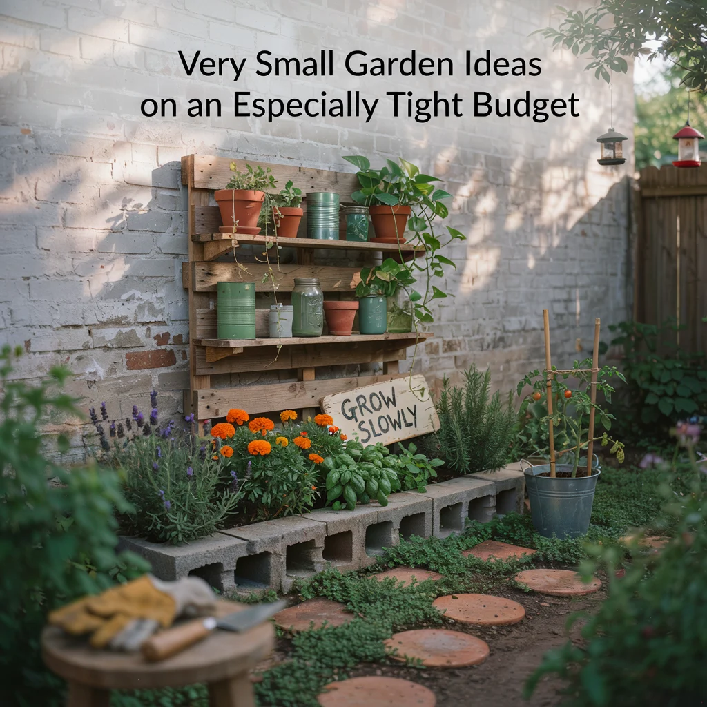 Very Small Garden Ideas on an Especially Tight Budget
