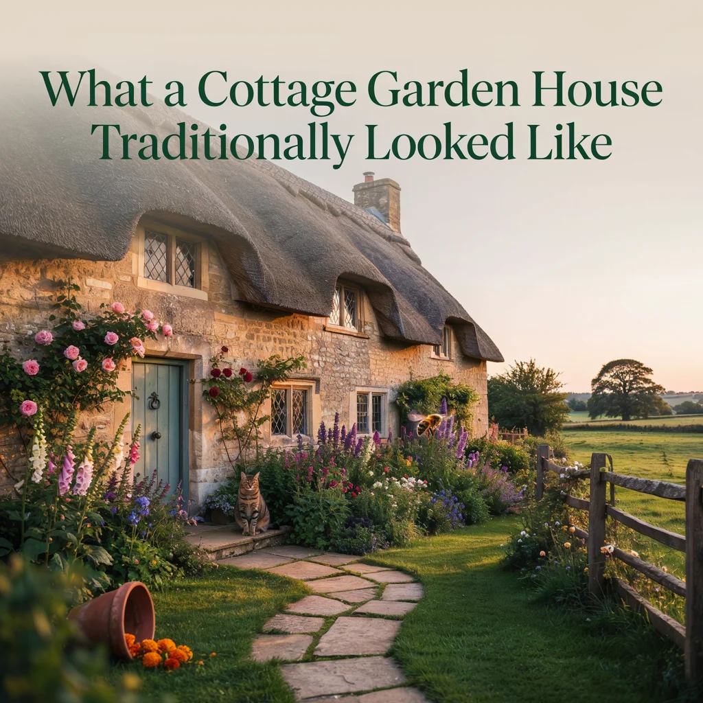 What a Cottage Garden House Traditionally Looked Like