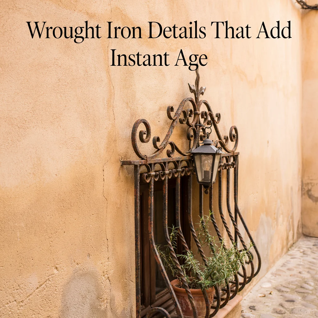 Wrought Iron Details That Add Instant Age