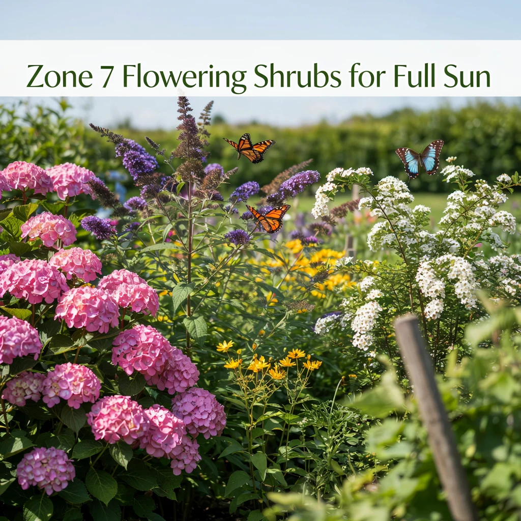 Zone 7 Flowering Shrubs for Full Sun