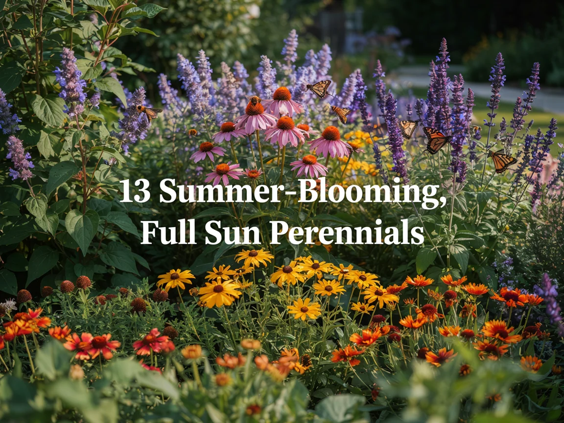 13 Summer-Blooming, Full Sun Perennials