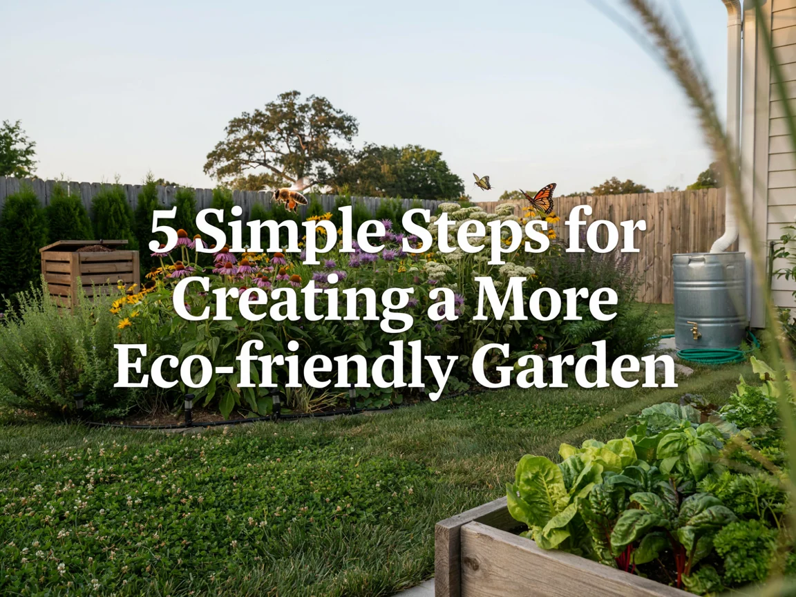 5 Simple Steps for Creating a More Eco-friendly Garden