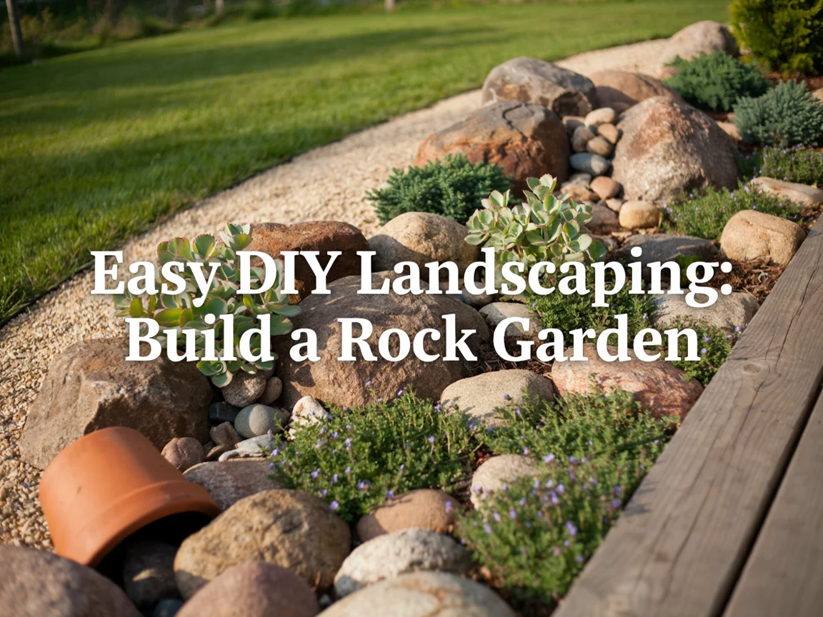 Easy DIY Landscaping Build a Rock Garden