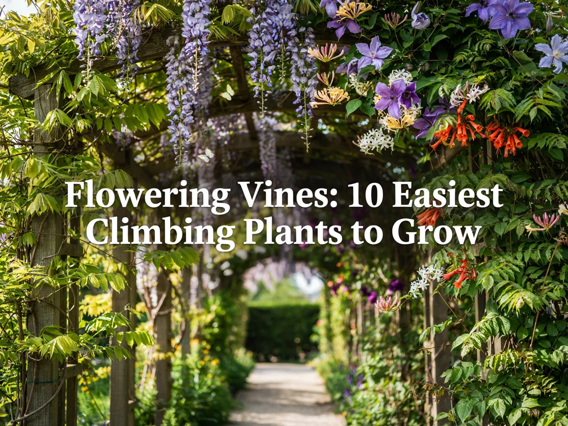 Flowering Vines 10 Easiest Climbing Plants to Grow