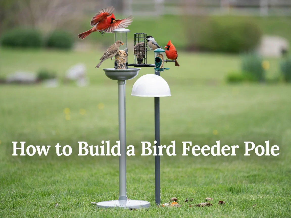 How to Build a Bird Feeder Pole