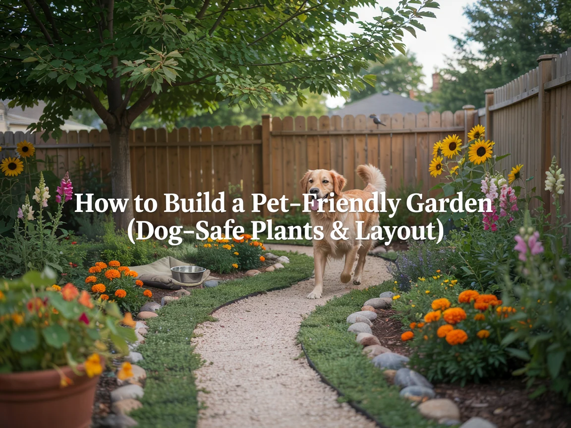 How to Build a Pet-Friendly Garden (Dog-Safe Plants & Layout)