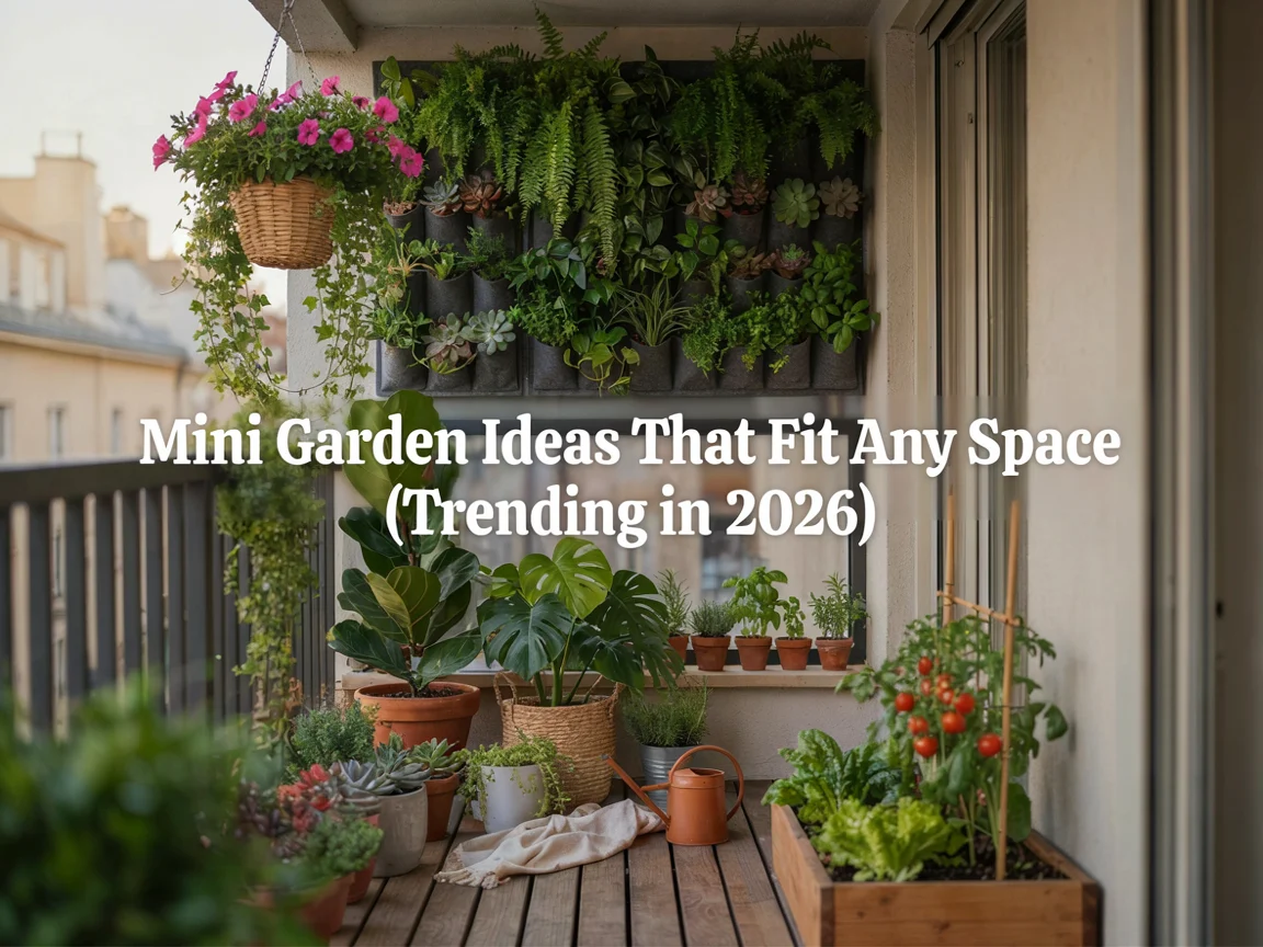 Mini Garden Ideas That Fit Any Space (Trending in 2026)