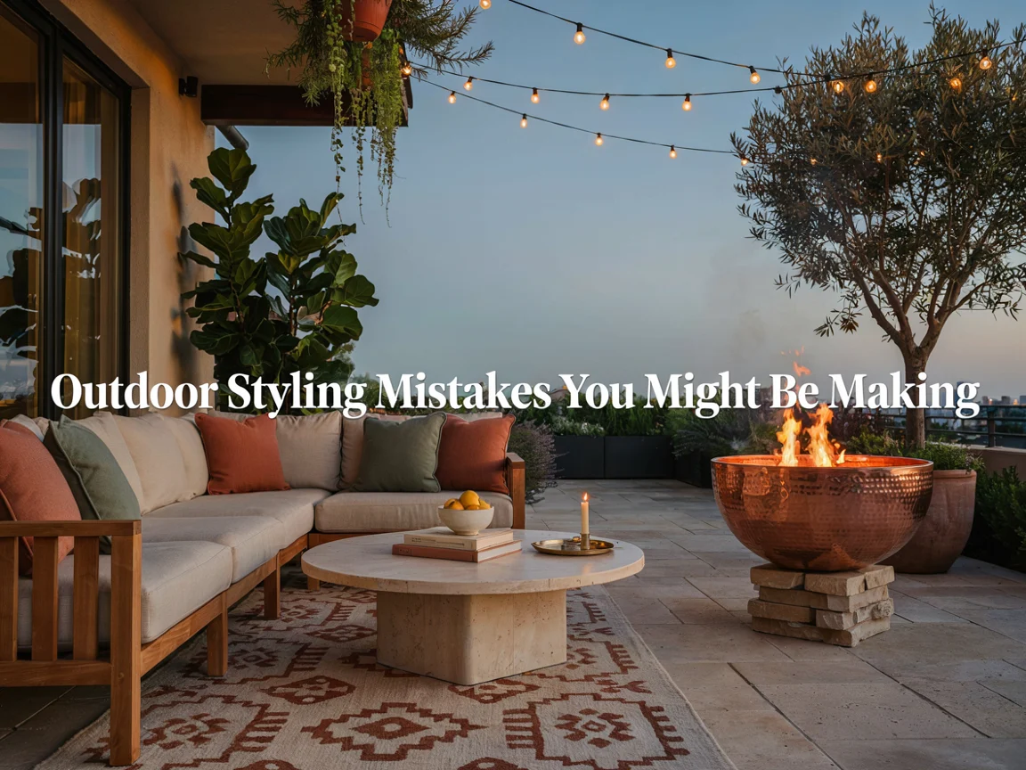 Outdoor Styling Mistakes You Might Be Making