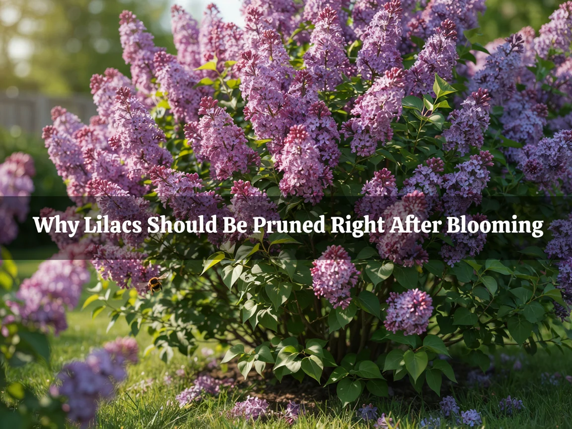 Why Lilacs Should Be Pruned Right After Blooming