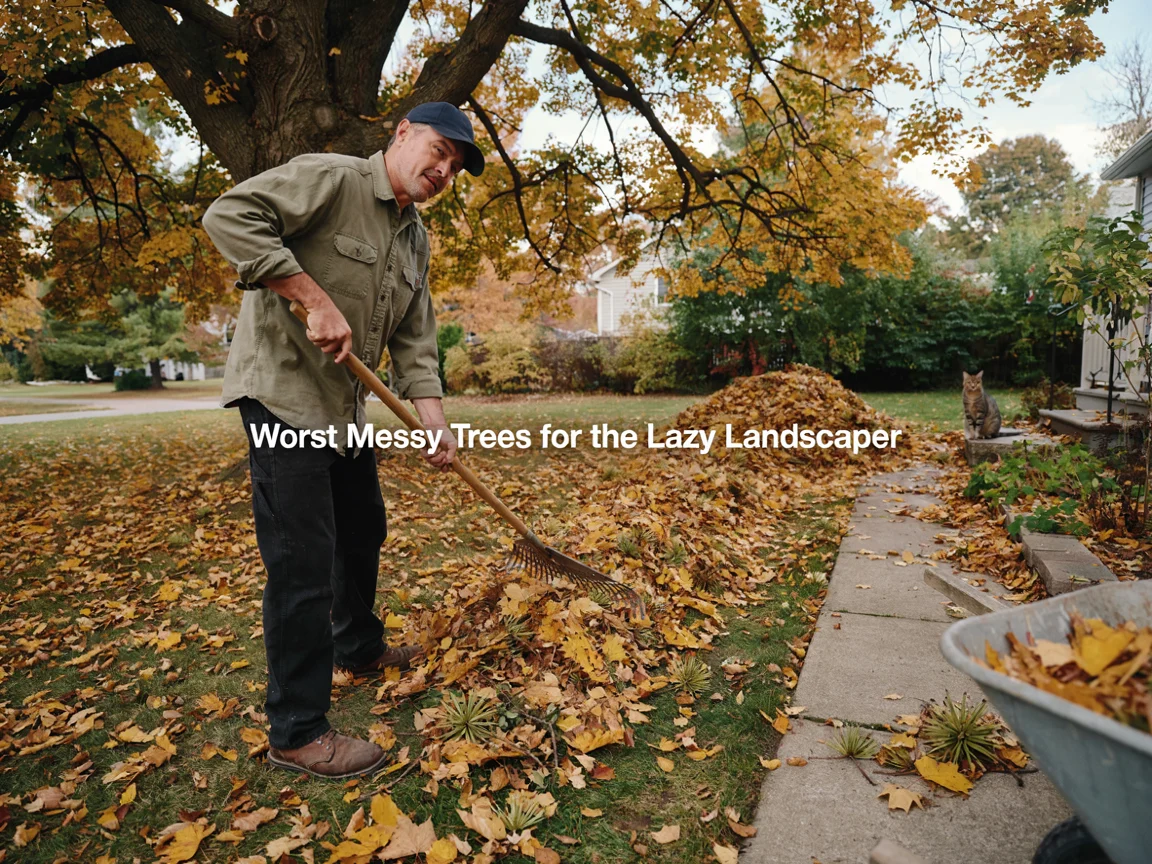 Worst Messy Trees for the Lazy Landscaper