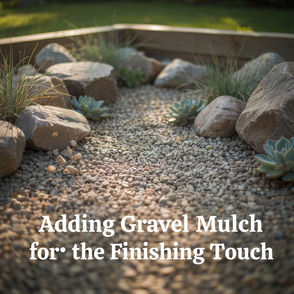 Adding Gravel Mulch for the Finishing Touch