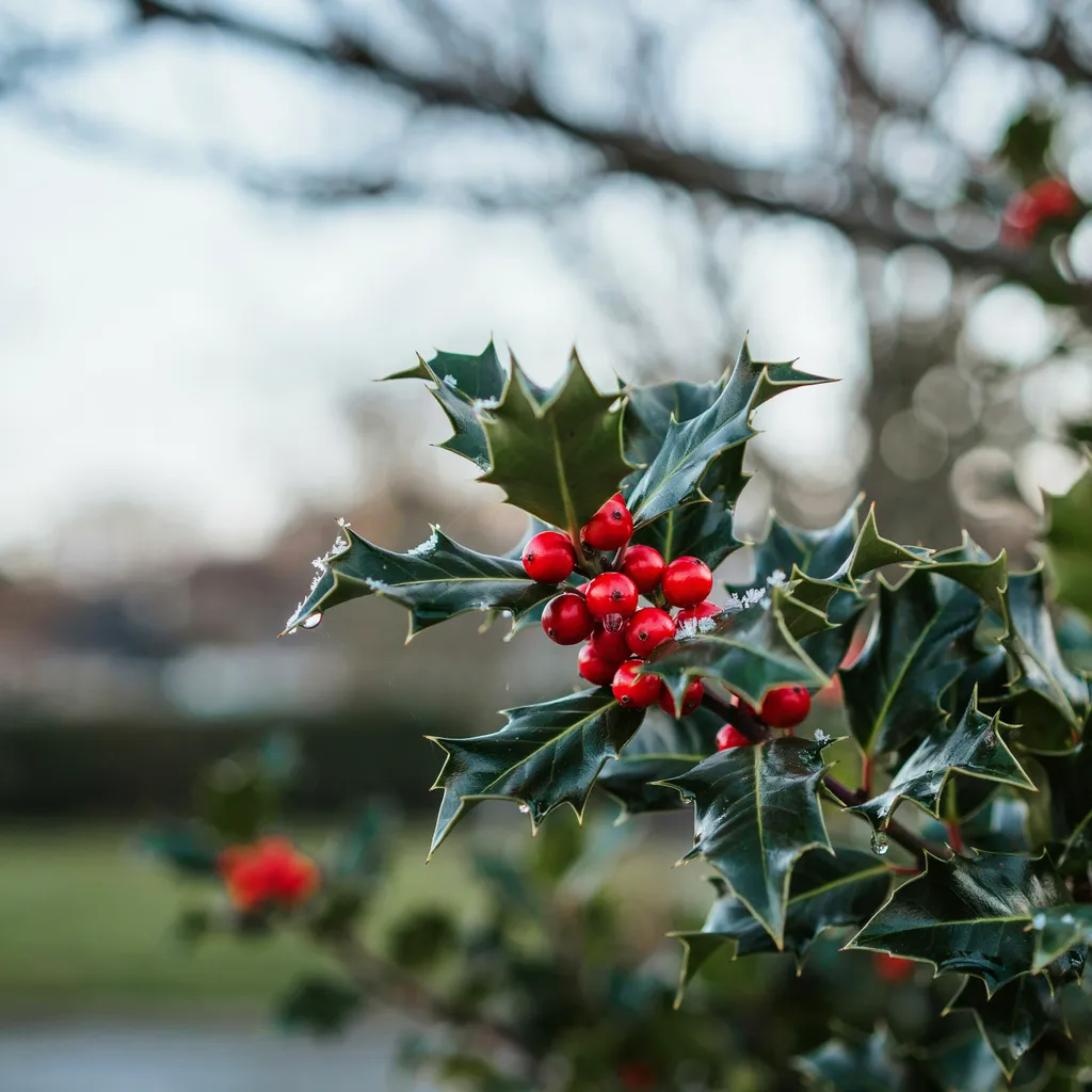 American Holly for Year-Round, Wildlife-Friendly Privacy