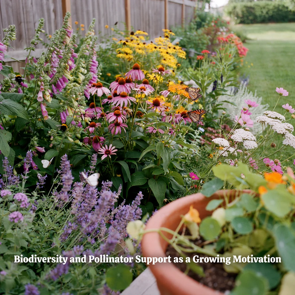 Biodiversity and Pollinator Support as a Growing Motivation
