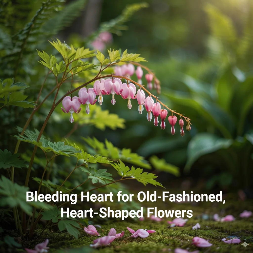 Bleeding Heart for Old-Fashioned, Heart-Shaped Flowers