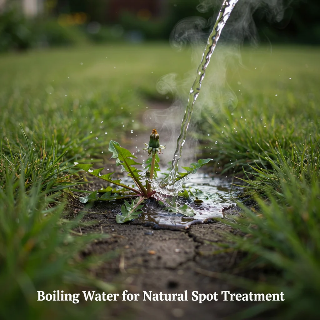 Boiling Water for Natural Spot Treatment