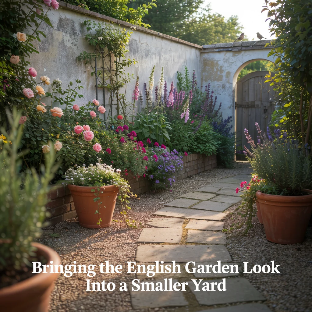 Bringing the English Garden Look Into a Smaller Yard