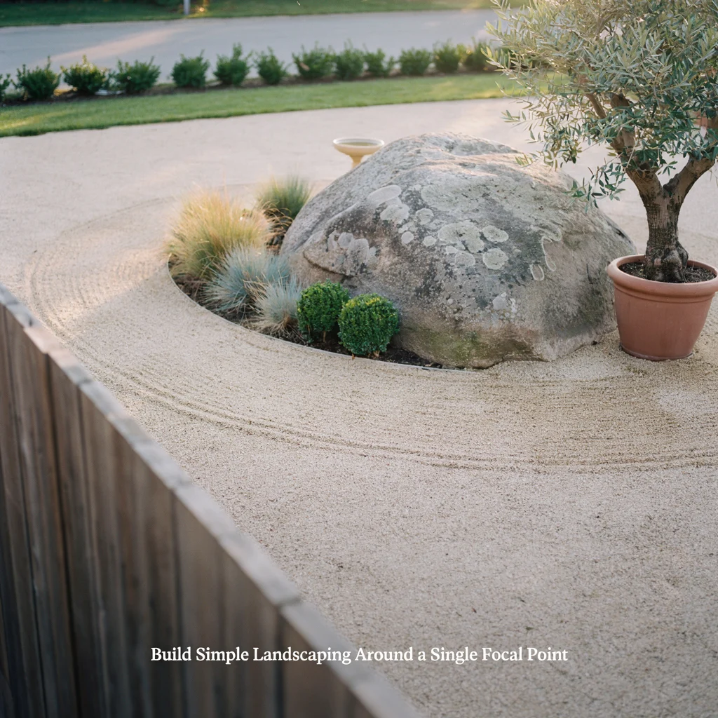 Build Simple Landscaping Around a Single Focal Point