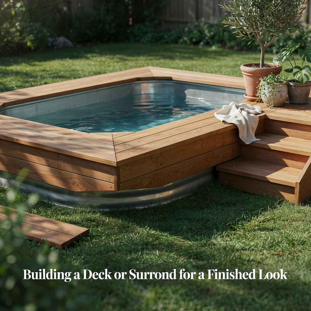 Building a Deck or Surround for a Finished Look