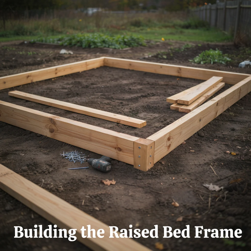 Building the Raised Bed Frame