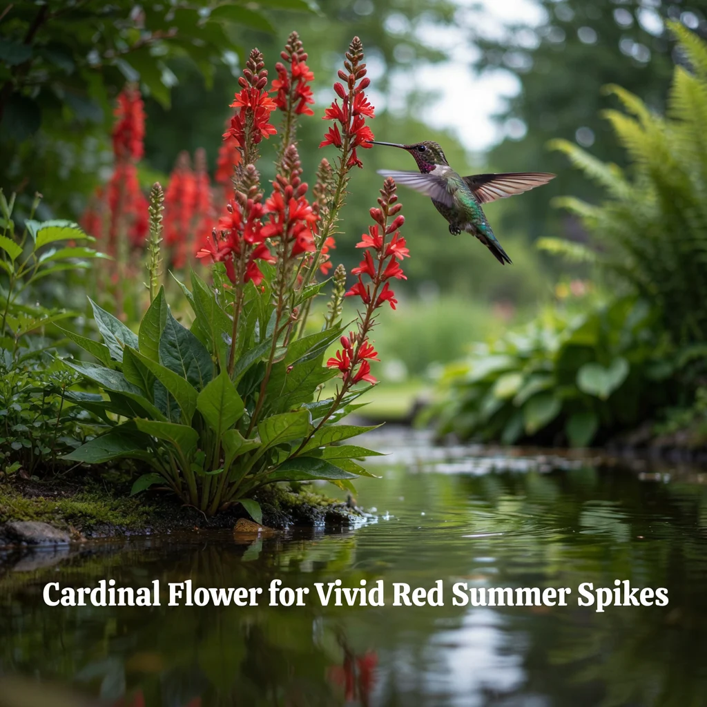 Cardinal Flower for Vivid Red Summer Spikes