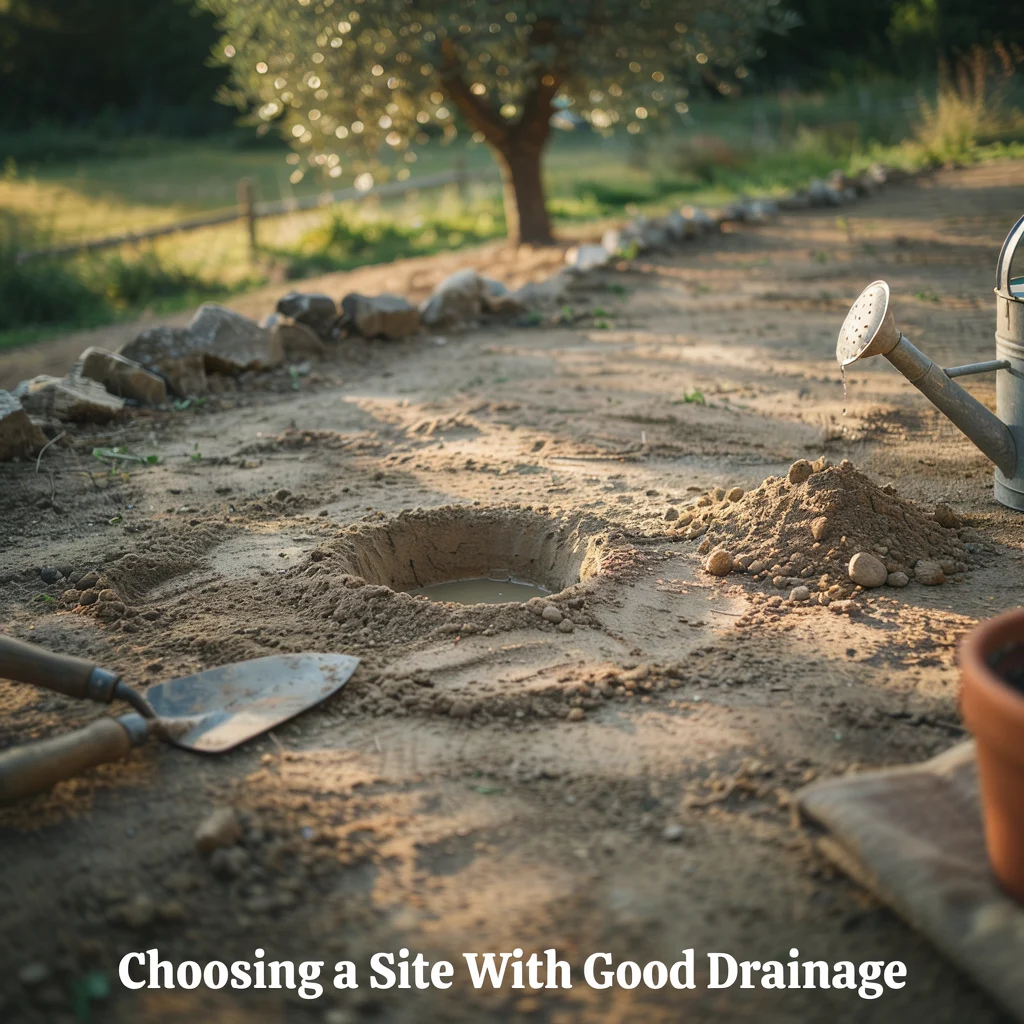 Choosing a Site With Good Drainage