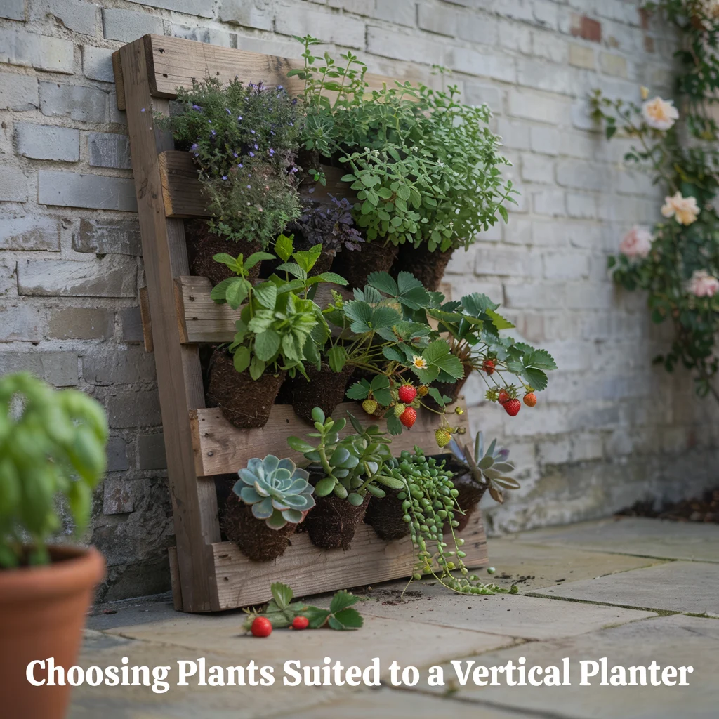 Choosing Plants Suited to a Vertical Planter