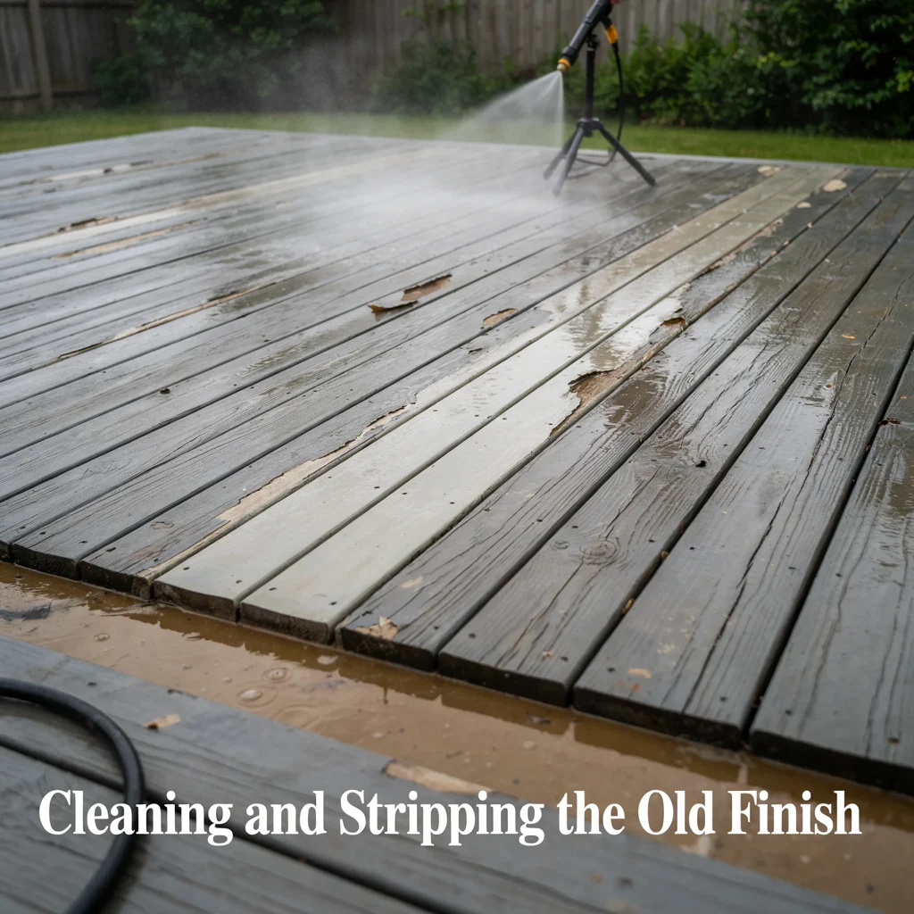 Cleaning and Stripping the Old Finish