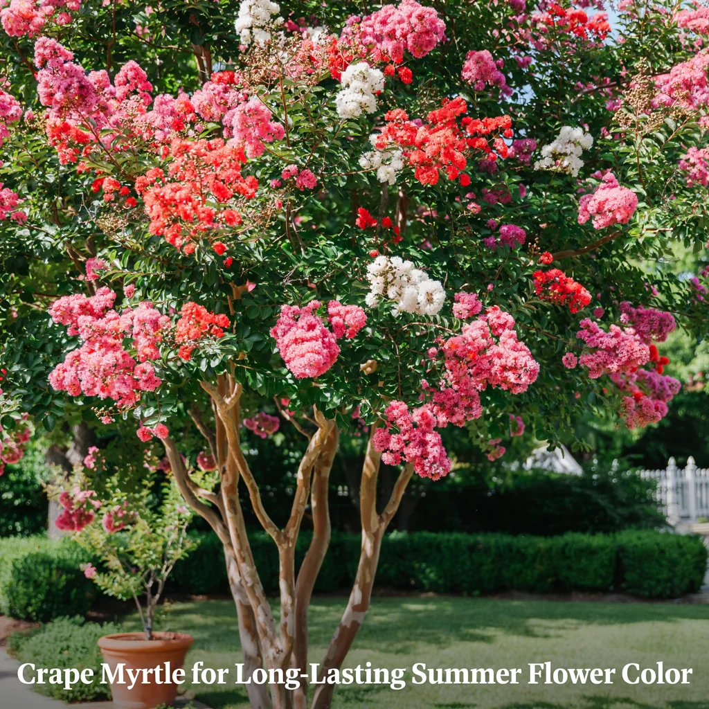 Crape Myrtle for Long-Lasting Summer Flower Color