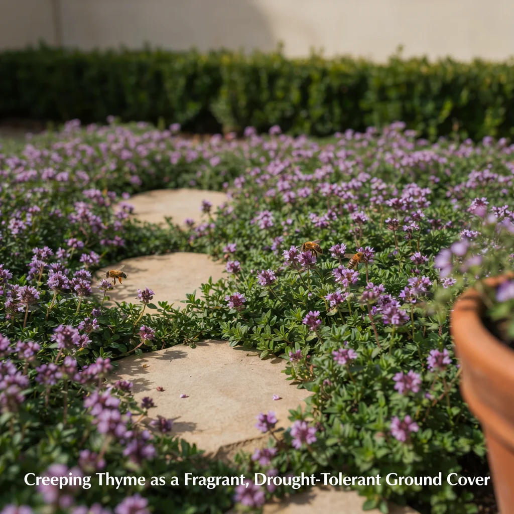 Creeping Thyme as a Fragrant, Drought-Tolerant Ground Cover