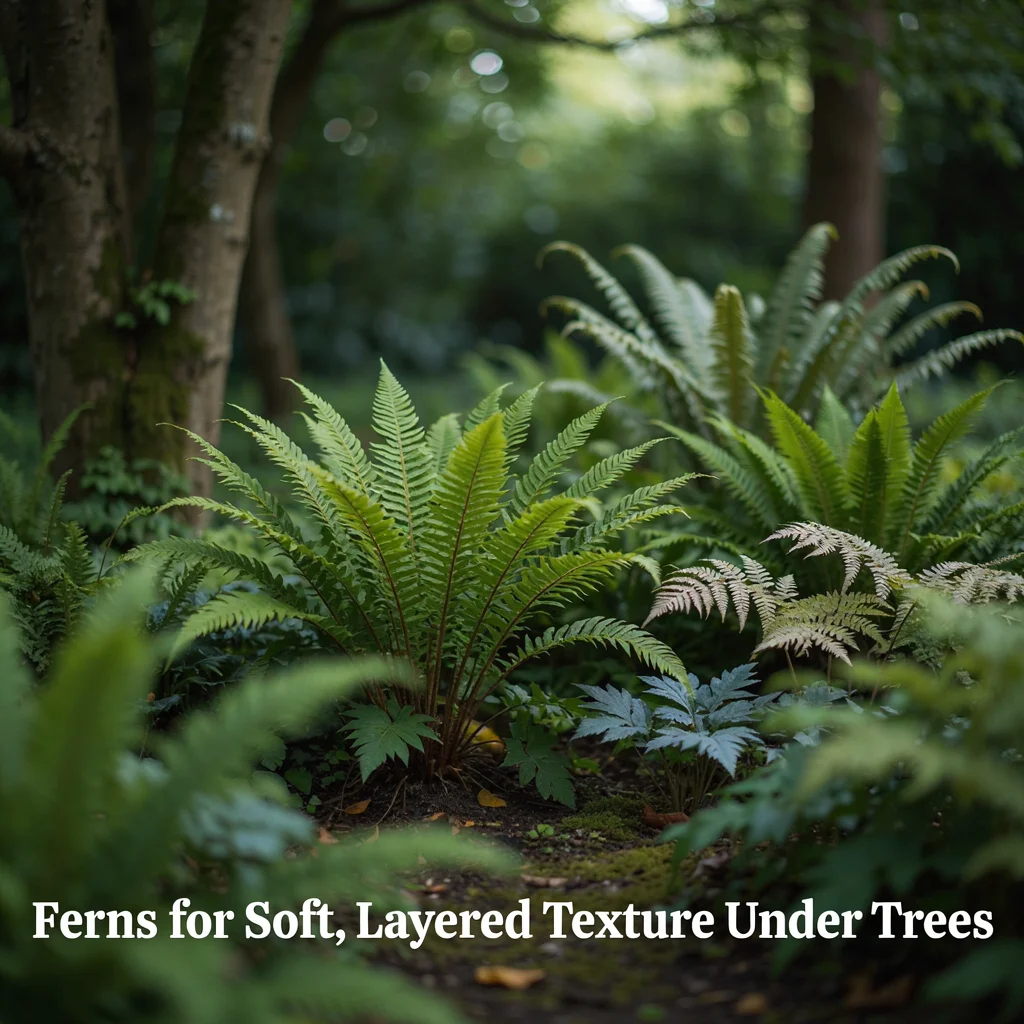 Ferns for Soft, Layered Texture Under Trees