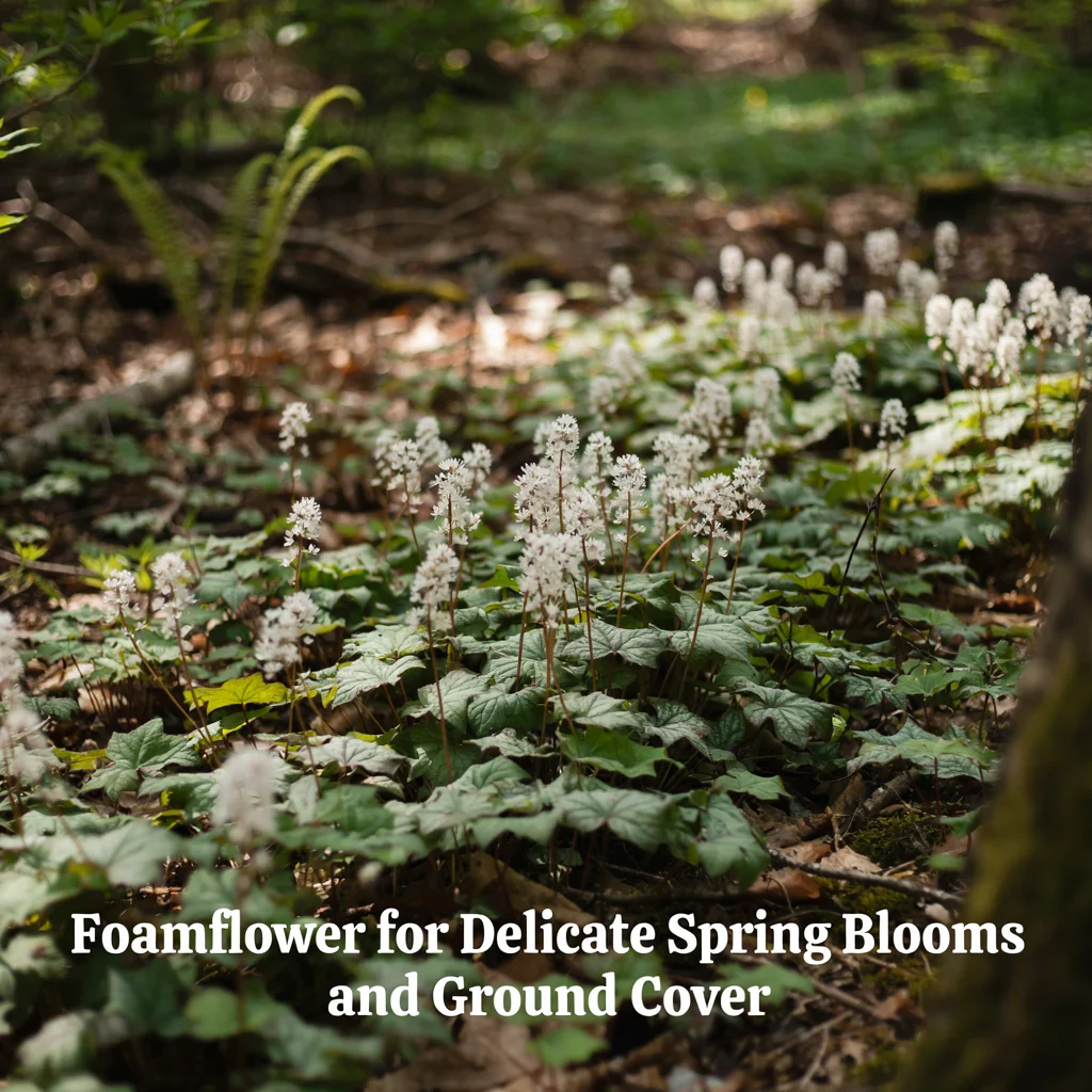 Foamflower for Delicate Spring Blooms and Ground Cover
