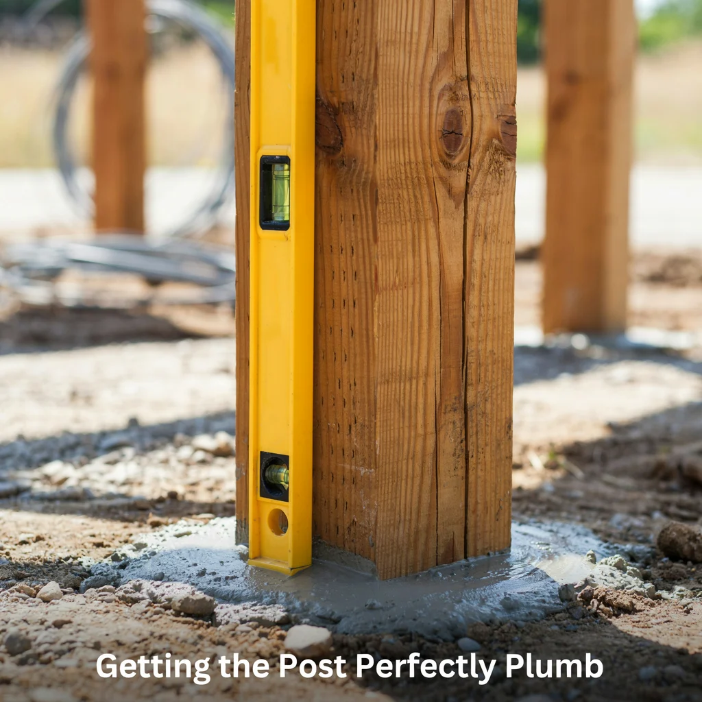 Getting the Post Perfectly Plumb
