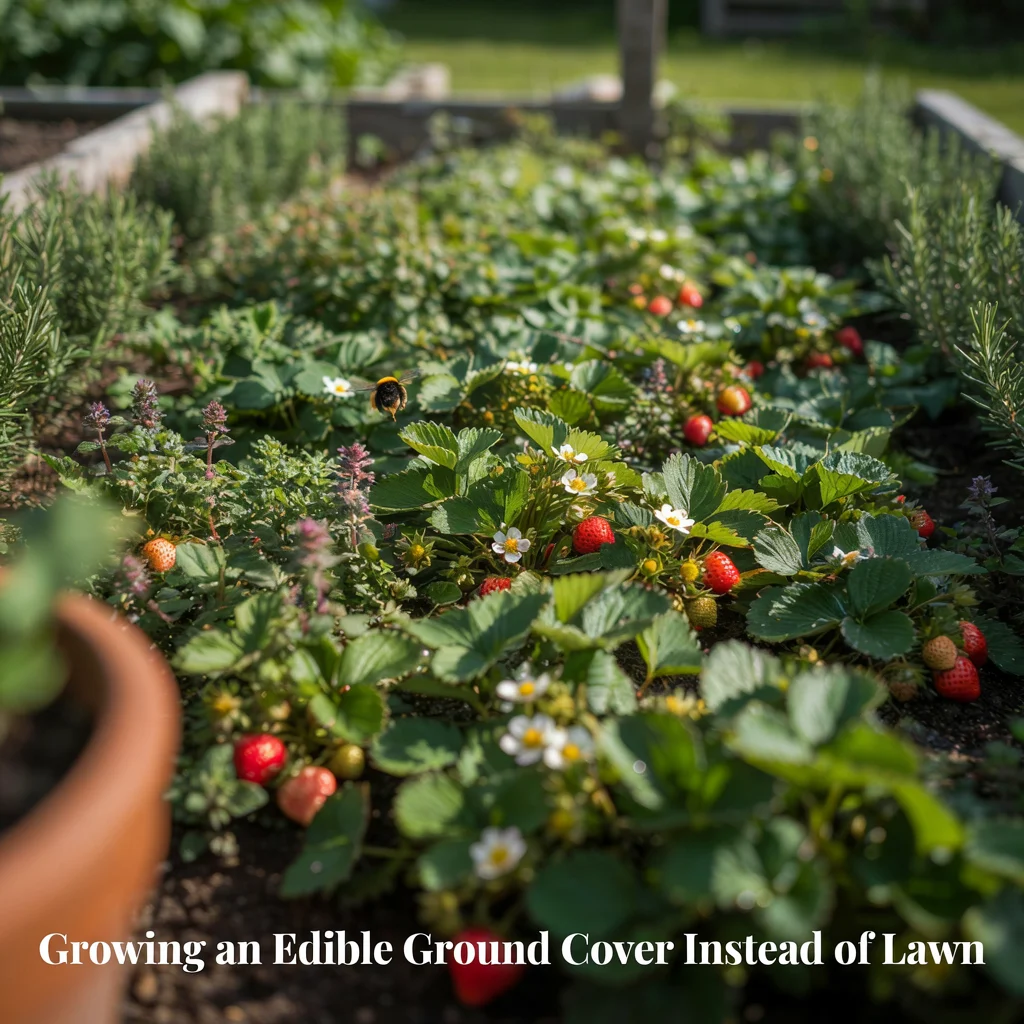 Growing an Edible Ground Cover Instead of Lawn