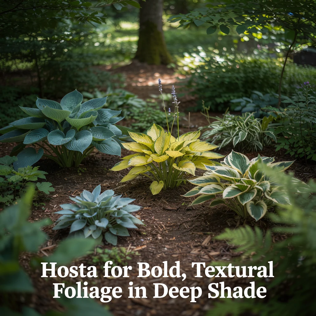 Hosta for Bold, Textural Foliage in Deep Shade