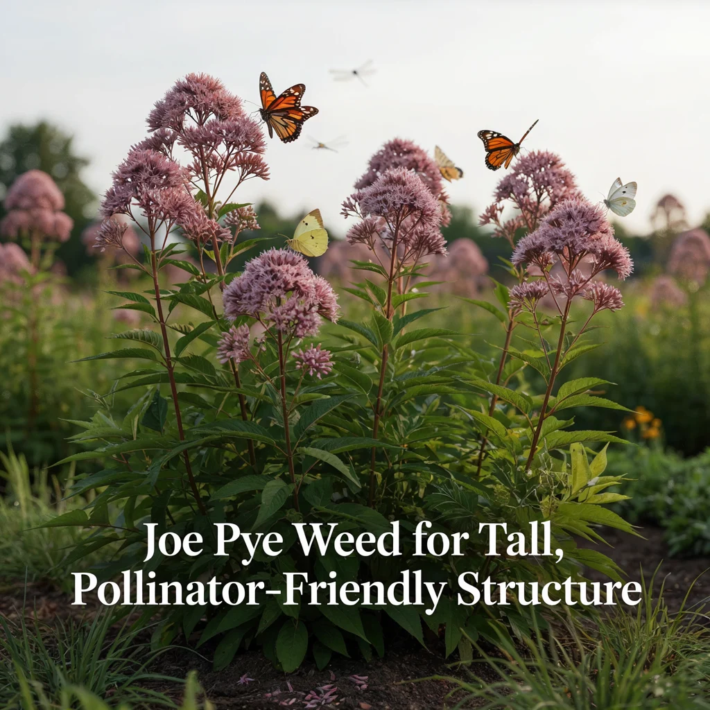 Joe Pye Weed for Tall, Pollinator-Friendly Structure