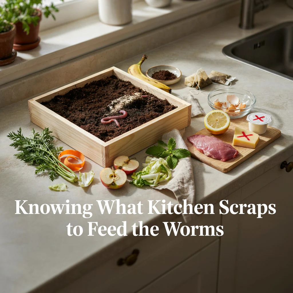 Knowing What Kitchen Scraps to Feed the Worms