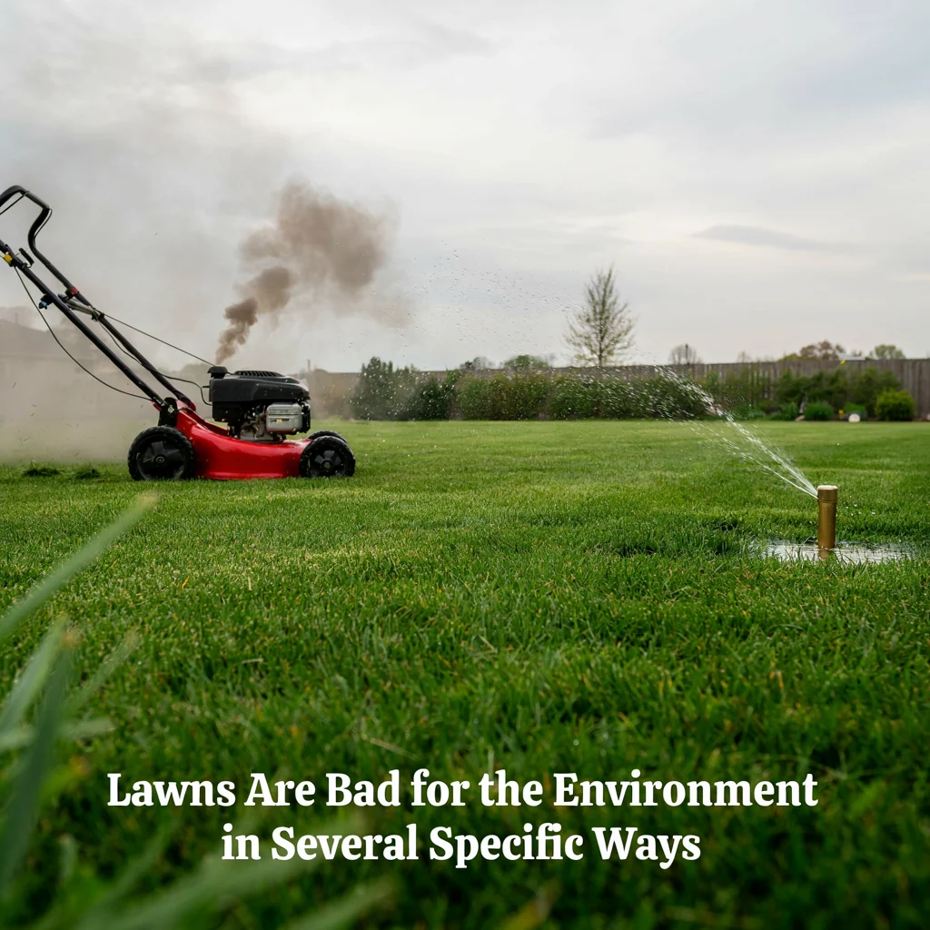 Lawns Are Bad for the Environment in Several Specific Ways