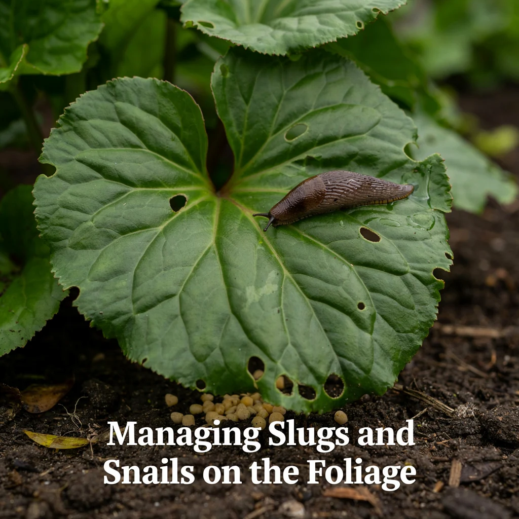 Managing Slugs and Snails on the Foliage