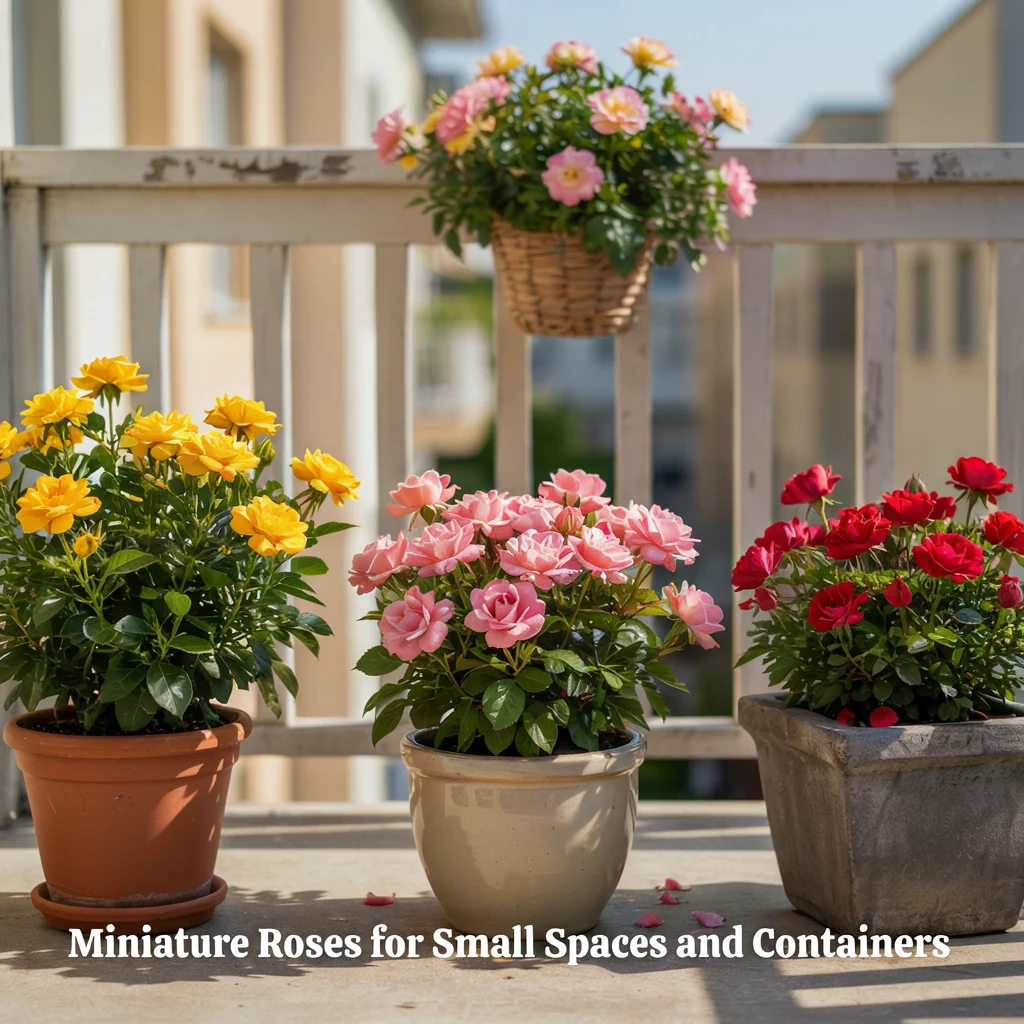 Miniature Roses for Small Spaces and Containers