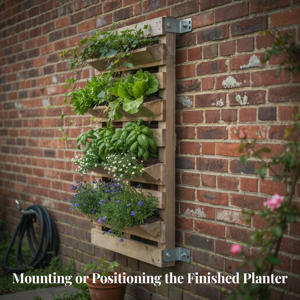 Mounting or Positioning the Finished Planter