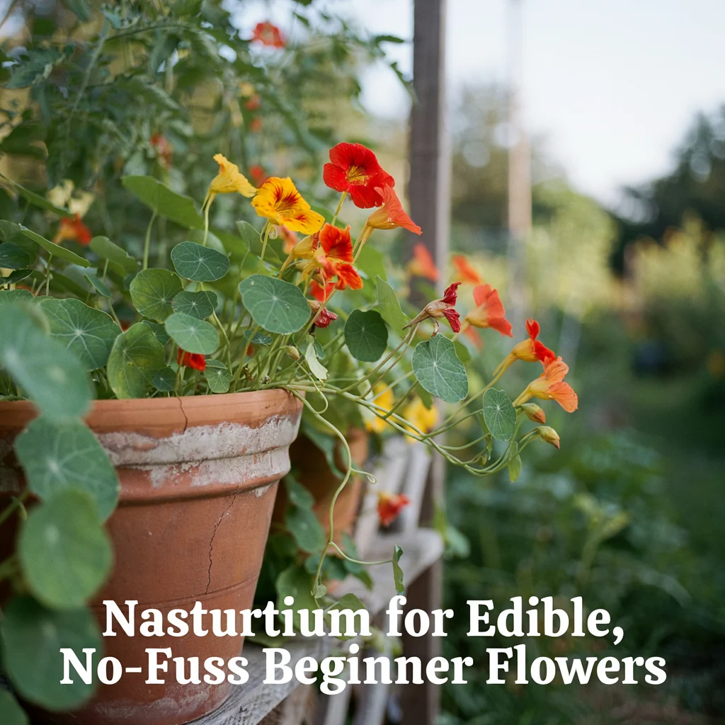 Nasturtium for Edible, No-Fuss Beginner Flowers
