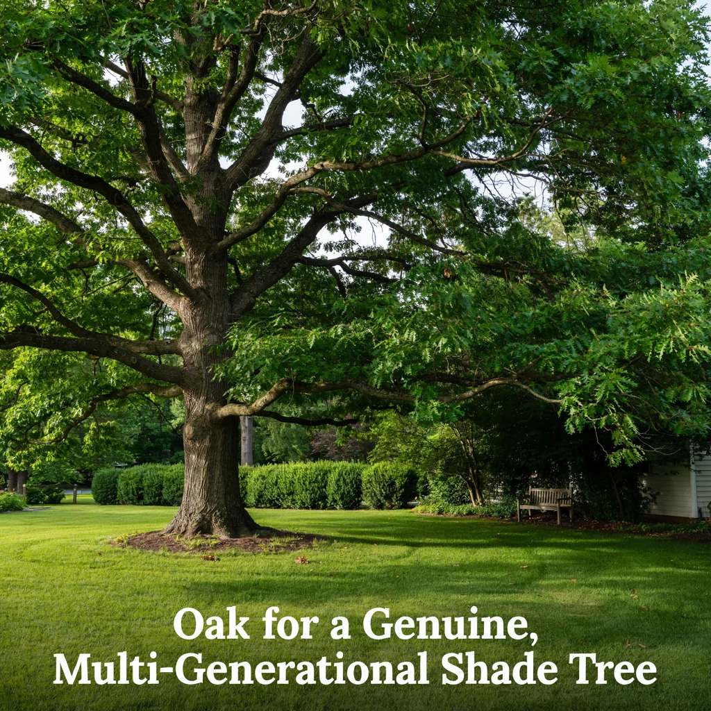 Oak for a Genuine, Multi-Generational Shade Tree