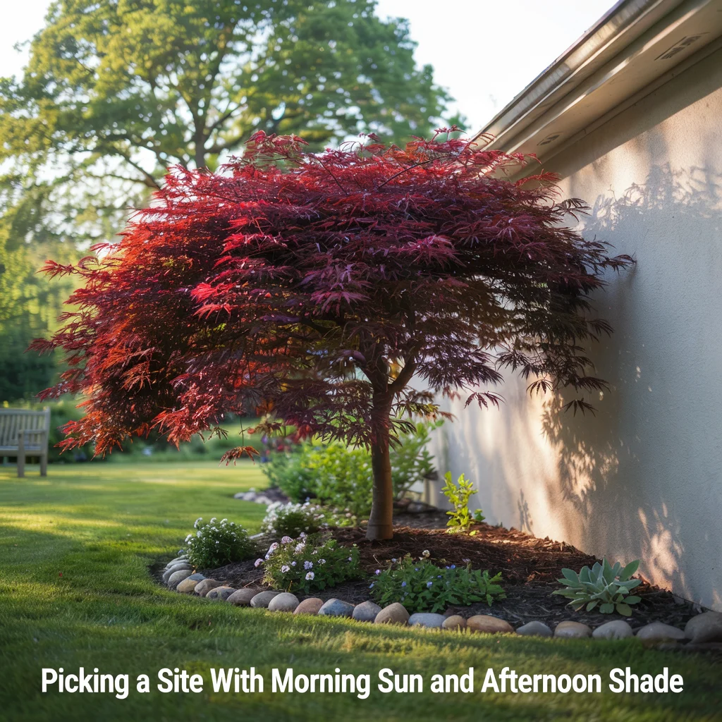 Picking a Site With Morning Sun and Afternoon Shade